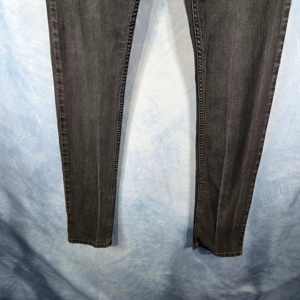 Paige Lennox Slim Fit Jeans Mens 33 Charcoal Gray Stretch Denim Pants